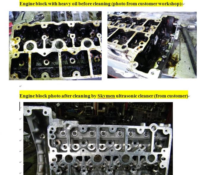 360L Motorteile Ultraschallmotorreiniger Industrieller Ultraschallbehälter 10