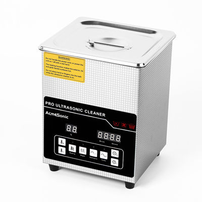 Doppelfrequenz Ultraschallreiniger 2L SUS 304 Tank 60W Ultraschallleistung 100W Heizleistung