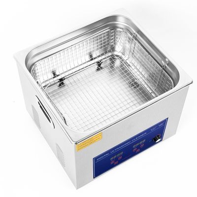 Industrieller Ultraschallreiniger 15L Kapazität 760W Leistungsverstellbare Maschine mit 400w Heizung für Ultraschall
