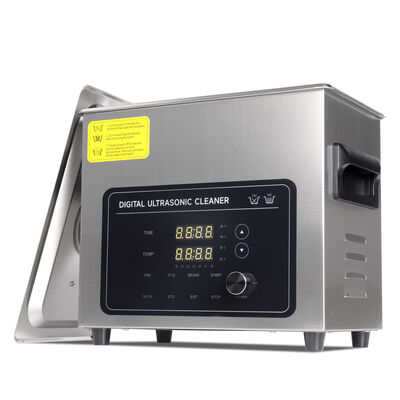 Digital Ultrasonic Cleaner with 120W Ultrasonic Power 3L Capacity and 7-Level Adjustment for Jewelry and Industrial Tools