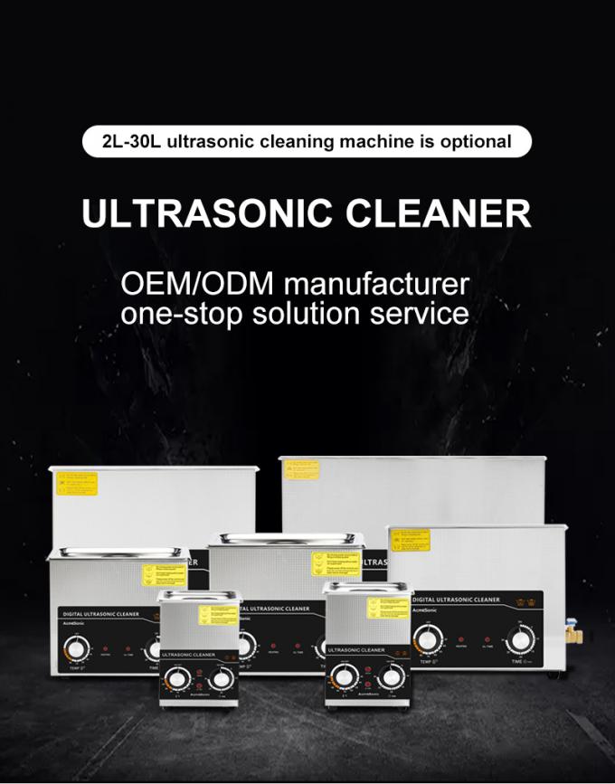 Industrielle mechanische Ultraschallreiniger 15L Ultraschall-Portable Waschmaschine 0